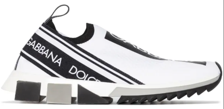 mens white laceless sneaker