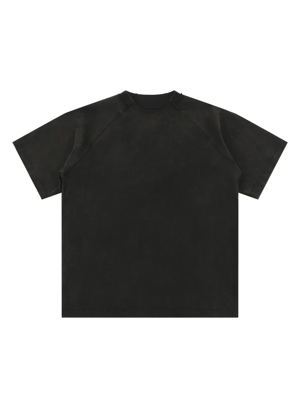 Vintage Washed Raglan Cotton T-Shirt