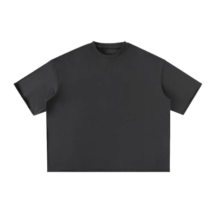 Washed Rolled Hem Half Sleeve T-Shirt