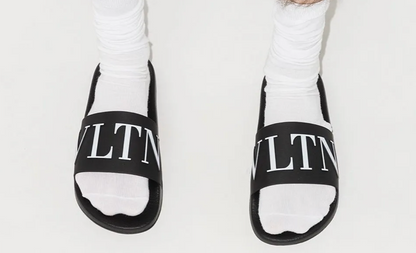 mens black slide