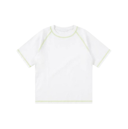 Loose Contrast-Stitched Kids' T-Shirt