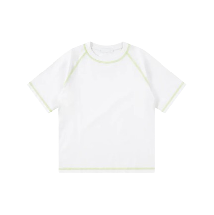 Loose Contrast-Stitched Kids' T-Shirt
