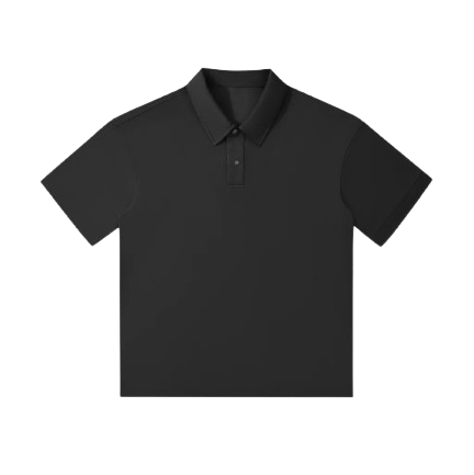Drop Shoulder Short-Sleeve Polo
