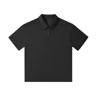 Drop Shoulder Short-Sleeve Polo