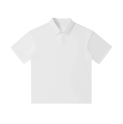 Drop Shoulder Short-Sleeve Polo