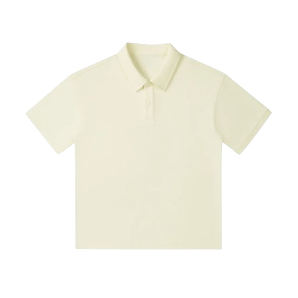 Drop Shoulder Short-Sleeve Polo
