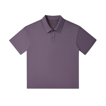 Drop Shoulder Short-Sleeve Polo