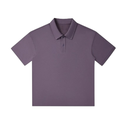 Drop Shoulder Short-Sleeve Polo