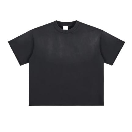 Sun Fade Raw Edge T-Shirt