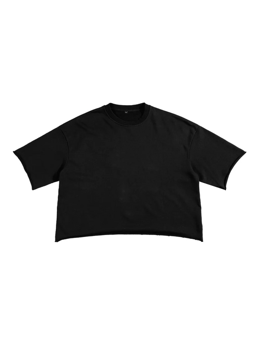 French Terry Raw Edge T-Shirt
