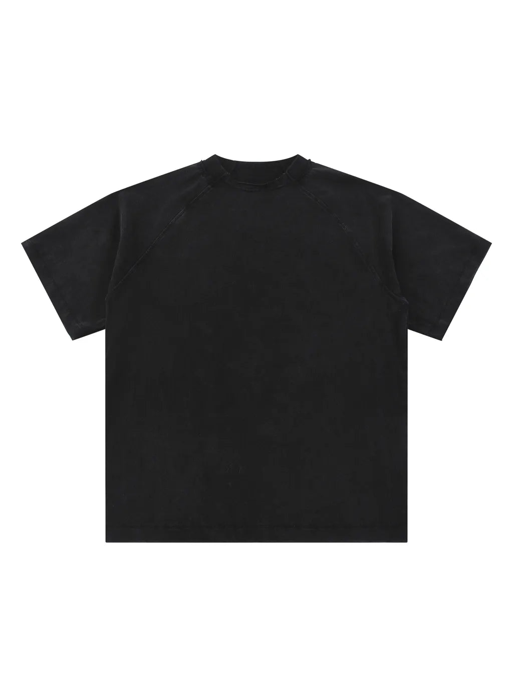 Vintage Washed Raglan Cotton T-Shirt