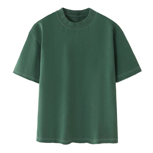 Heavyweight Vintage Washed Frayed T-Shirt