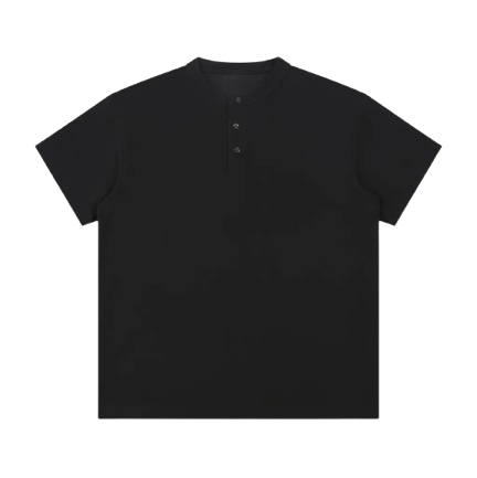 Short Sleeve Henley Shirt