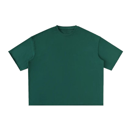 Washed Rolled Hem Half Sleeve T-Shirt