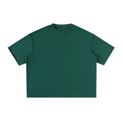 Washed Rolled Hem Half Sleeve T-Shirt