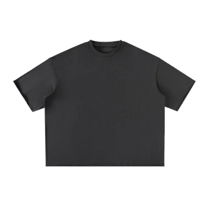 Washed Rolled Hem Half Sleeve T-Shirt