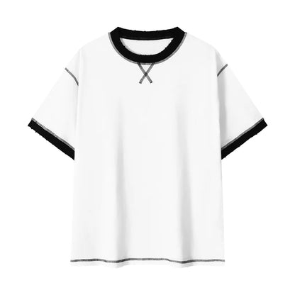 Contrast-Stitched Cotton T-Shirt