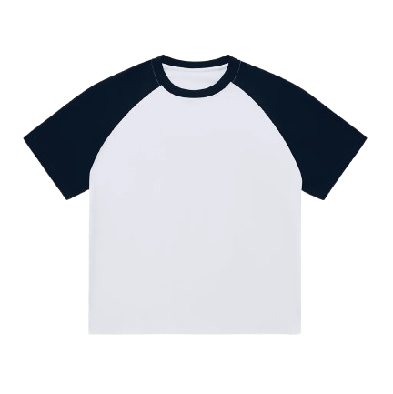 Color-Blocked Raglan Sleeve T-Shirt