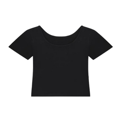 Essential Cotton Bodycon Crop Top