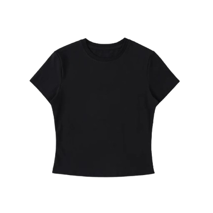 Essential Bodycon Crewneck T-Shirt