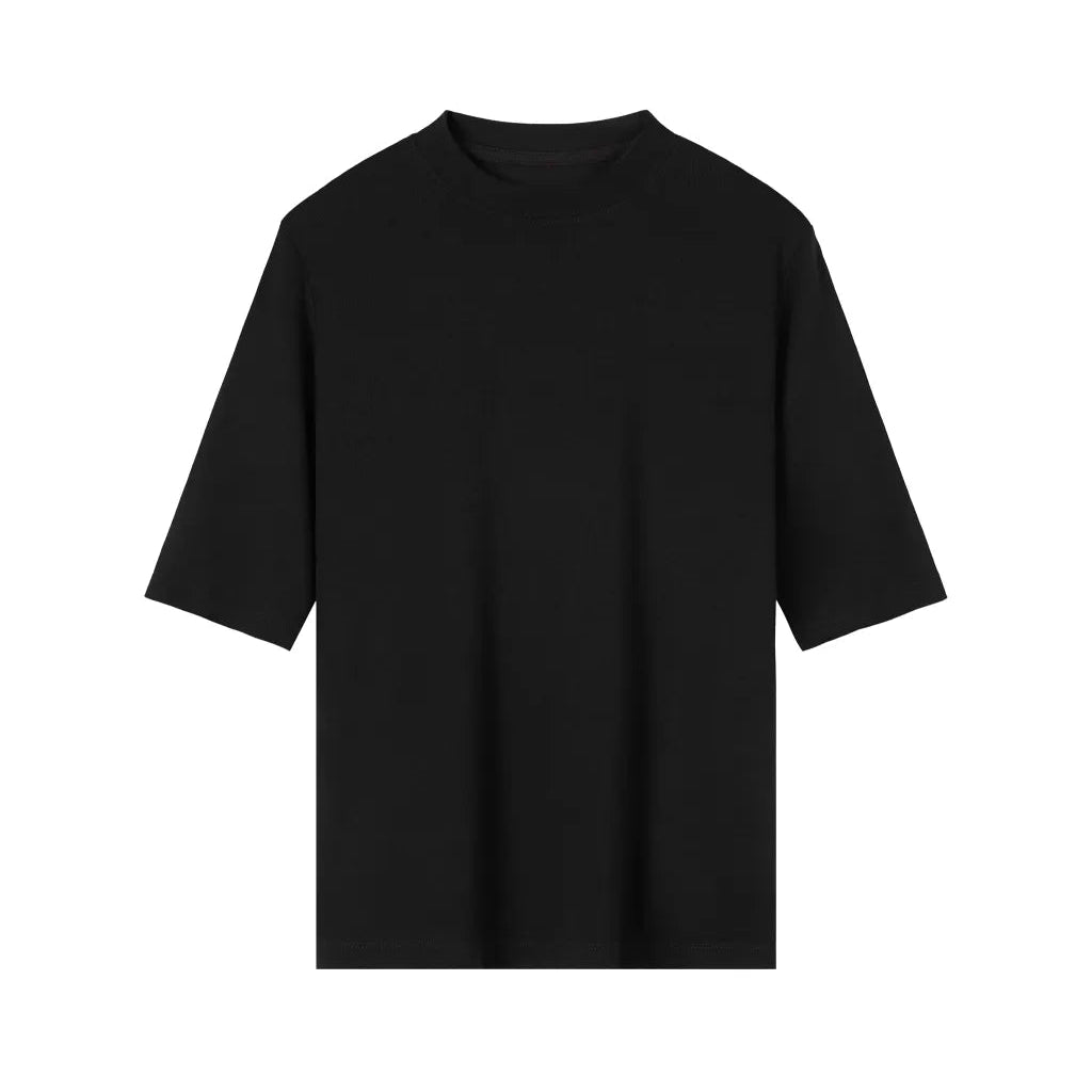 Essential Mock Neck Short Sleeve T-Shirt