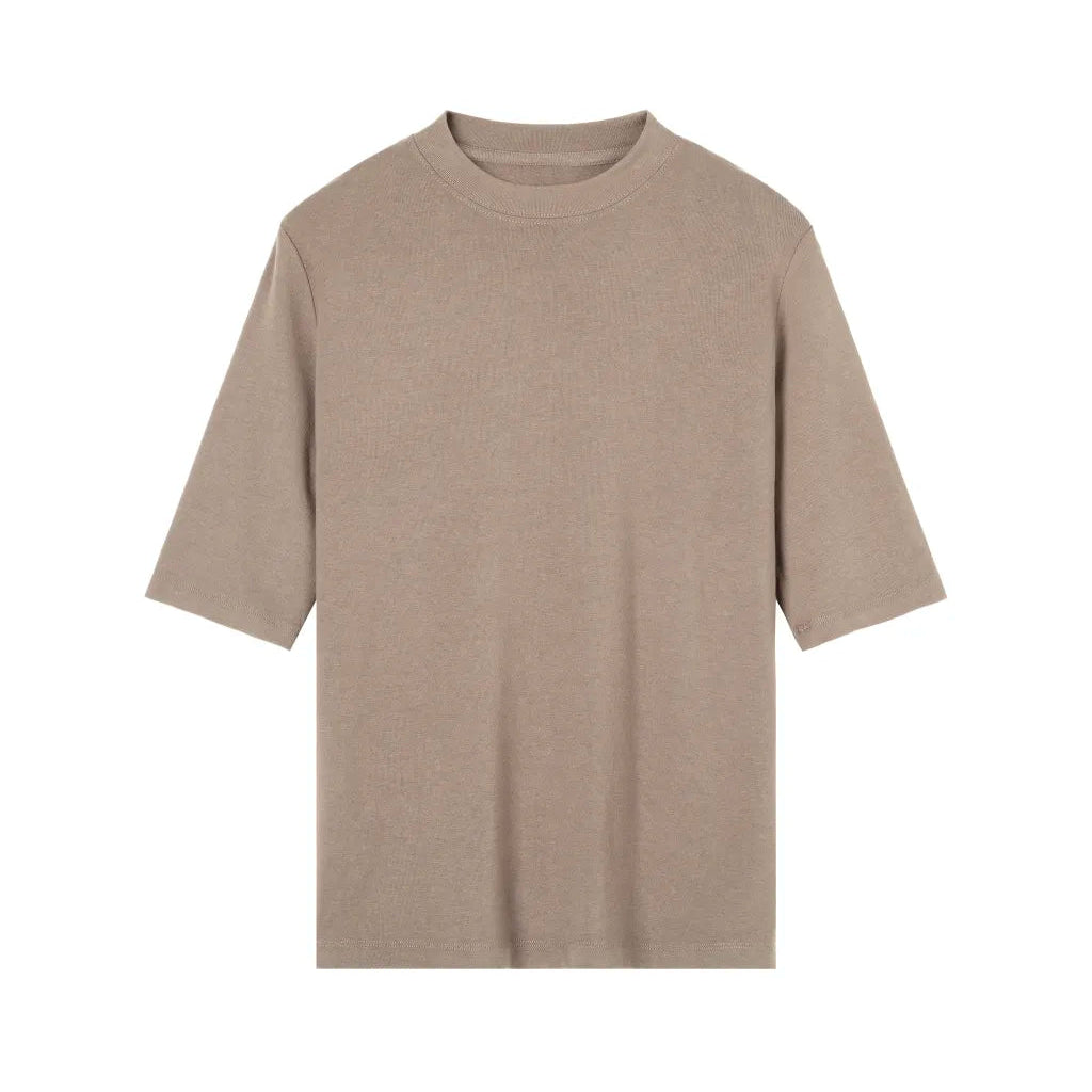 Essential Mock Neck Short Sleeve T-Shirt