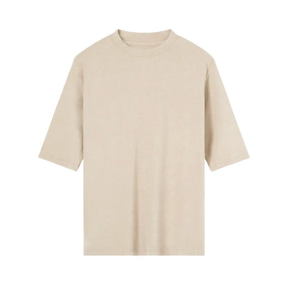 Essential Mock Neck Short Sleeve T-Shirt