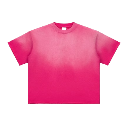 Sun Fade Raw Edge T-Shirt